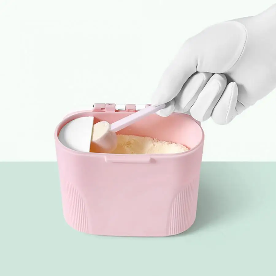 Детский контейнер для молочного порошка с ложкой портативный дозатор молочной