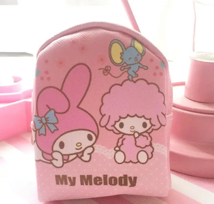 8 1 шт. креативный My Melody Pudding Cinnamoroll Собака маленькие Две звезды маленький ранец стильное портмоне для монет подвеска фигурка игрушки подарок - Цвет: 8