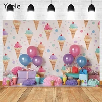 yeele photophone ice cream candy sweet balloon birthday backdrop vinyl photo studio background for photography photo studio prop