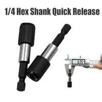 6 35mm 14 hex shank quick release electric drill magnetic screwdriver bit holder 60mm quick change shank tool