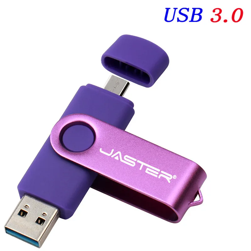 Purple Usb 3,0 OTG для мобильного телефона/компьютера, Usb флеш-накопитель, 4 ГБ, 8 ГБ, 16 ГБ, 32 ГБ, 64 ГБ, скорость вращения, Usb флеш-накопитель, карта памяти U, в подарок - Цвет: Purple