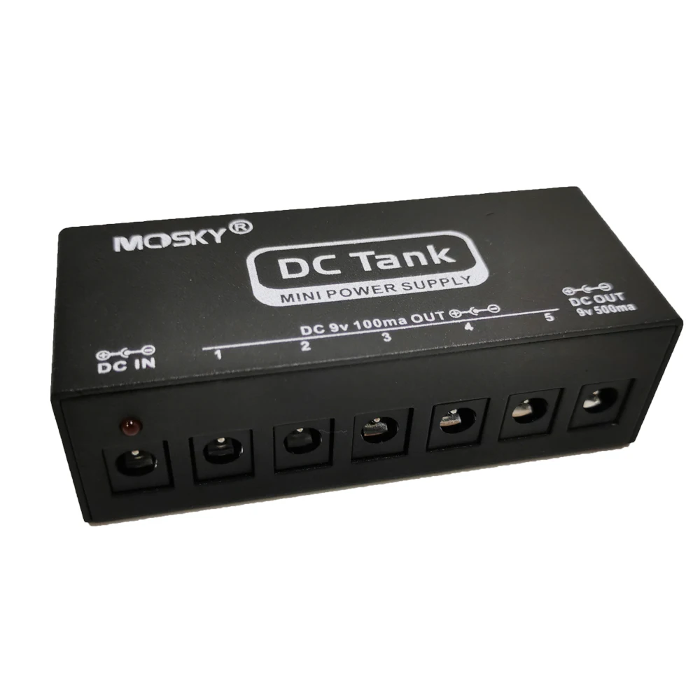 Блок питания для гитары Mosky DC Tank 9 В 6 изолированных выходов Аксессуары мини