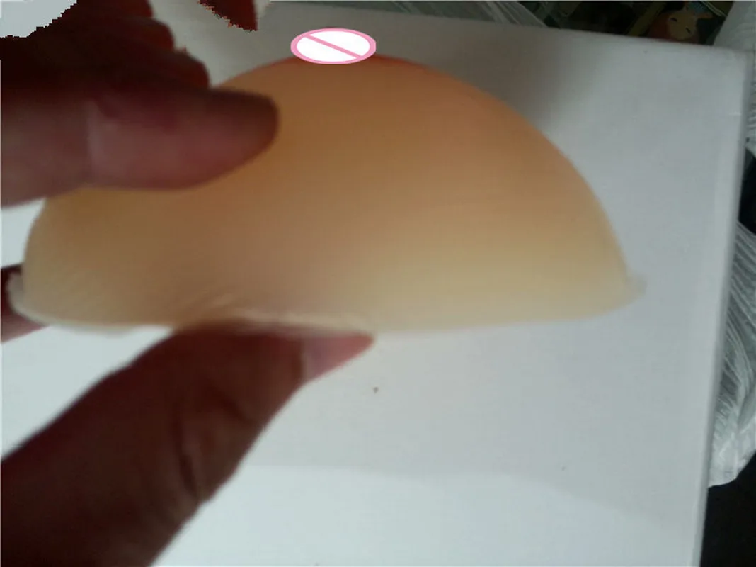 Круглый Форма силиконовые поддельные груди трансвестита Силиконовая грудь