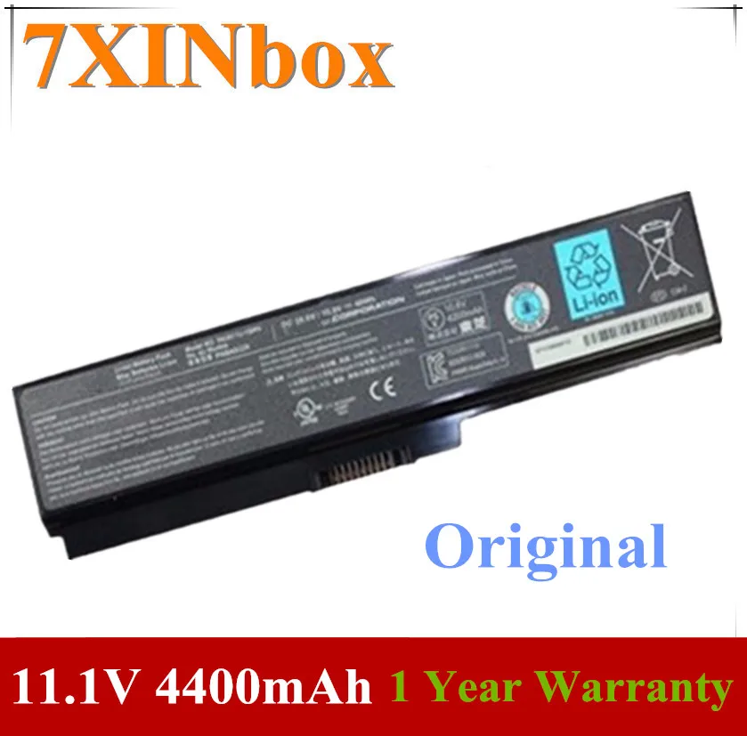 

7XINbox 11.1V 6cell Original PA3634U-1BAS PA3635U-1BRM PA3816U-1BRS PA3635U Laptop Battery For Toshiba PA3636U-1BAL PA3817U-1BRS