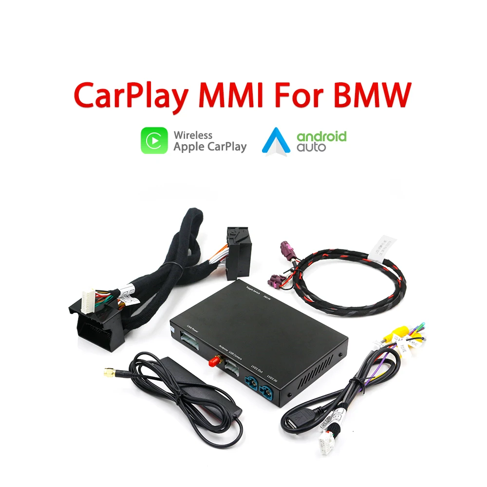 Беспроводной Apple Carplay для BMW Декодер Box 1 2 3 4 5 6 7 серии X1 X3 X4 X5 i3 i8 Mini CIC 2008 2014 Android