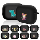 Черные Мягкие силиконовые чехлы для наушников Apple Airpods Pro A2084, беспроводные Bluetooth-наушники, чехлы для Apple Airpods Pro3 A2083