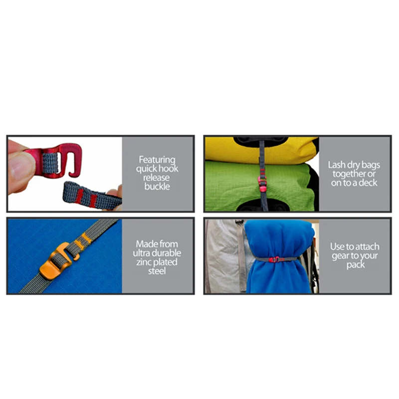 Хит продаж 2 предмета вне помещения долгий срок эксплуатации Quick Release сковать