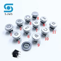 8810 5mm dip 6p 8x8 with light led tactile micro push button momentary switch c23 can transmit light round button switch cap