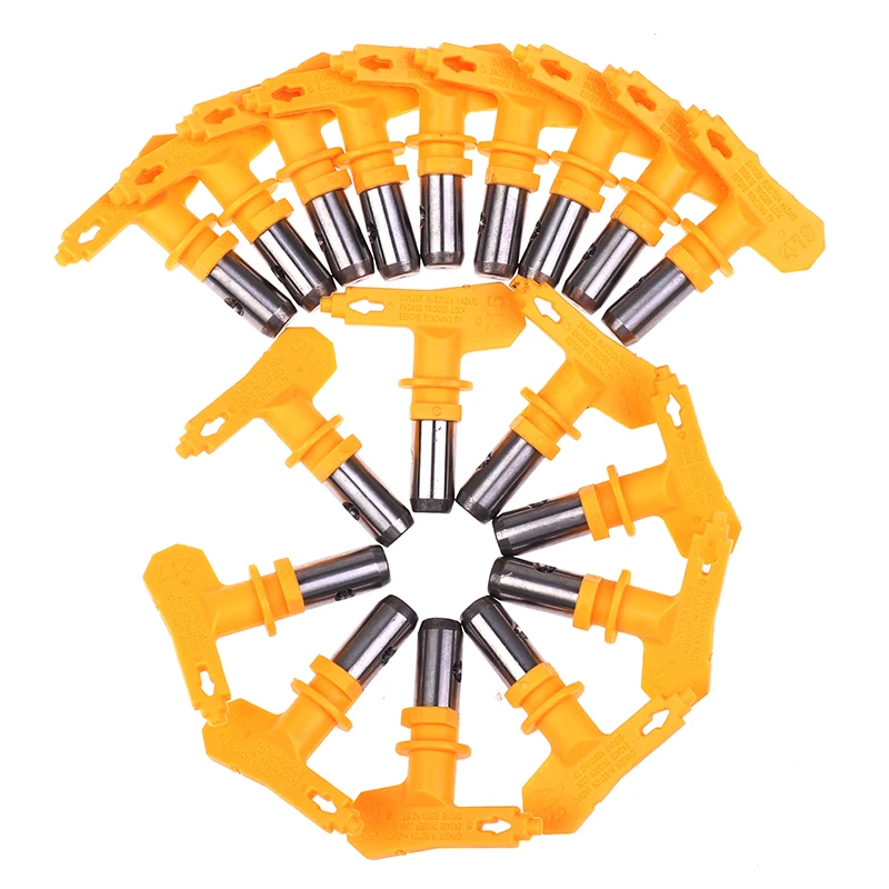 Аэрограф Для покраски комплект из 5 насадок G Un желтый цвет для безвоздушного