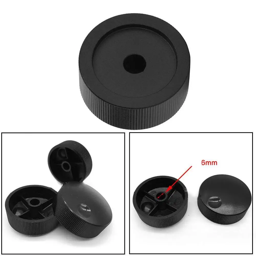 Черная матовая прочная алюминиевая ручка 32x13 мм регулировки громкости для