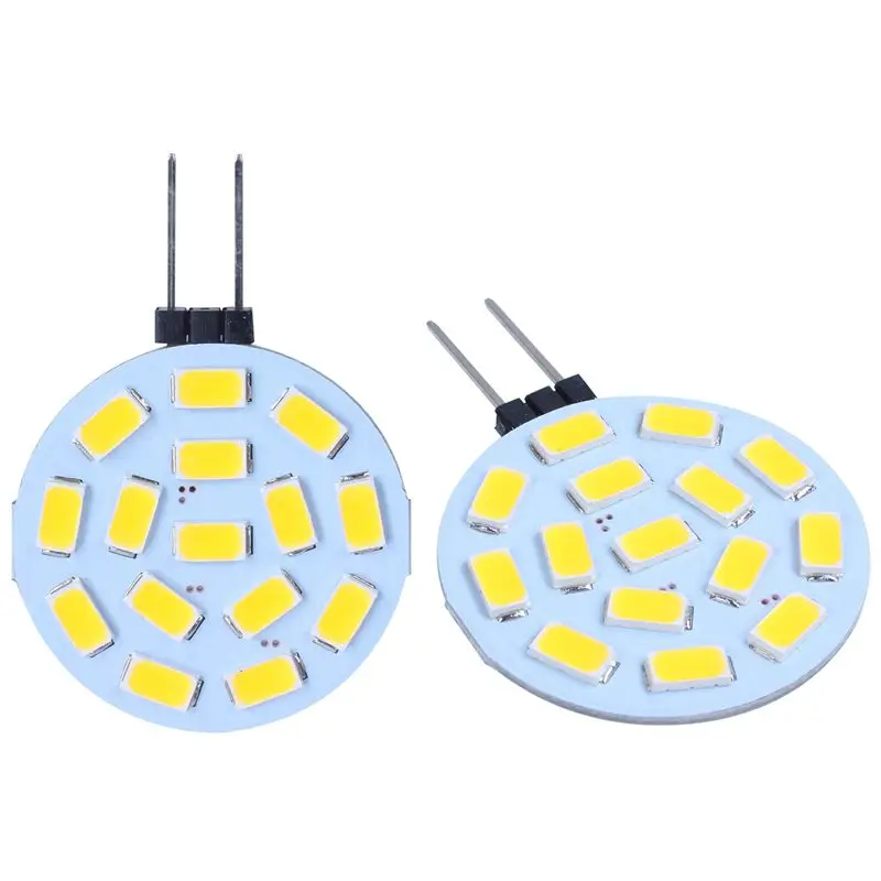4 шт. G4 3 Вт 5730 SMD 15 Светодиодный теплый белый светильник лампа для домашнего