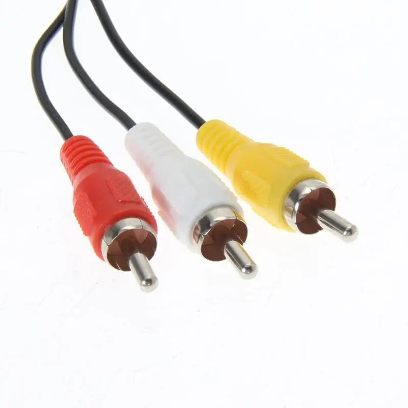 Аудиовидео AV Кабель 1 8 м кабель RCA геймпада игровая консоль провод для игровой