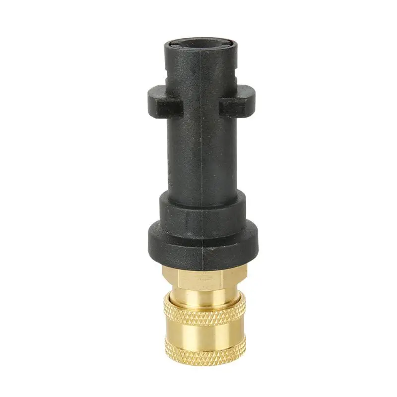 

Pressure Washer Conversion Adapter for Karcher K Series 1/4 Quick Connect Bayonet Connector Foam Pot Cleaning Lance