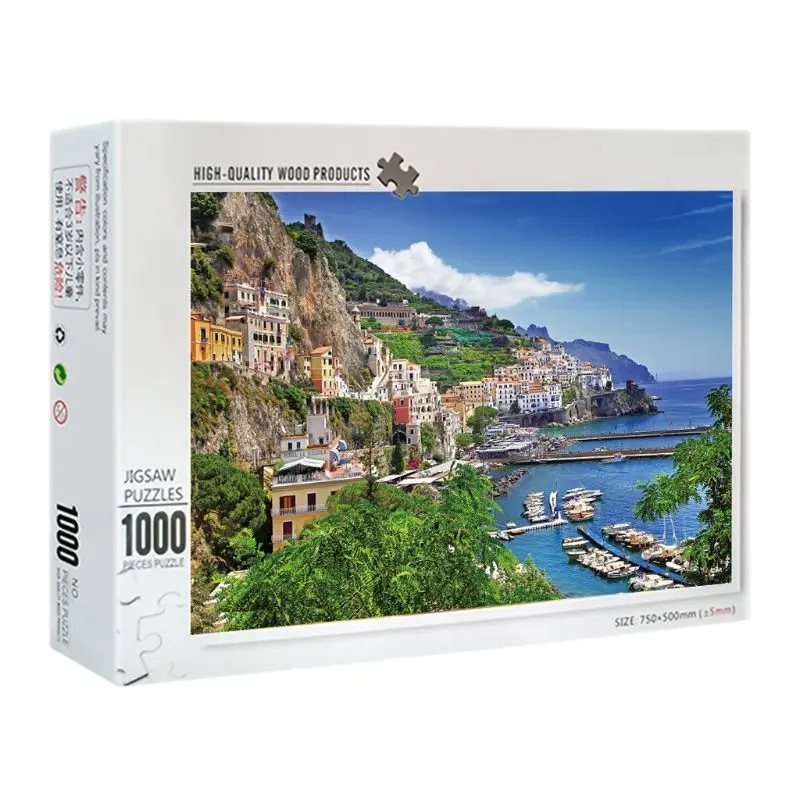 

1000 Pieces aegean sea Puzzles Wooden Jigsaw Puzzles Floor Puzzle J2HD