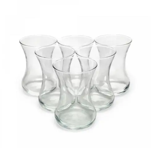 Набор из 6 с тонкой талией турецкие чашки для чая высокого качества очки-5 часов