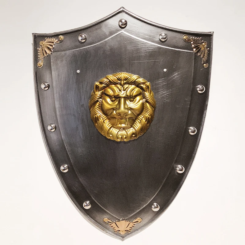 Средневековый Ретро щит льва бар металлические настенные украшения кулон