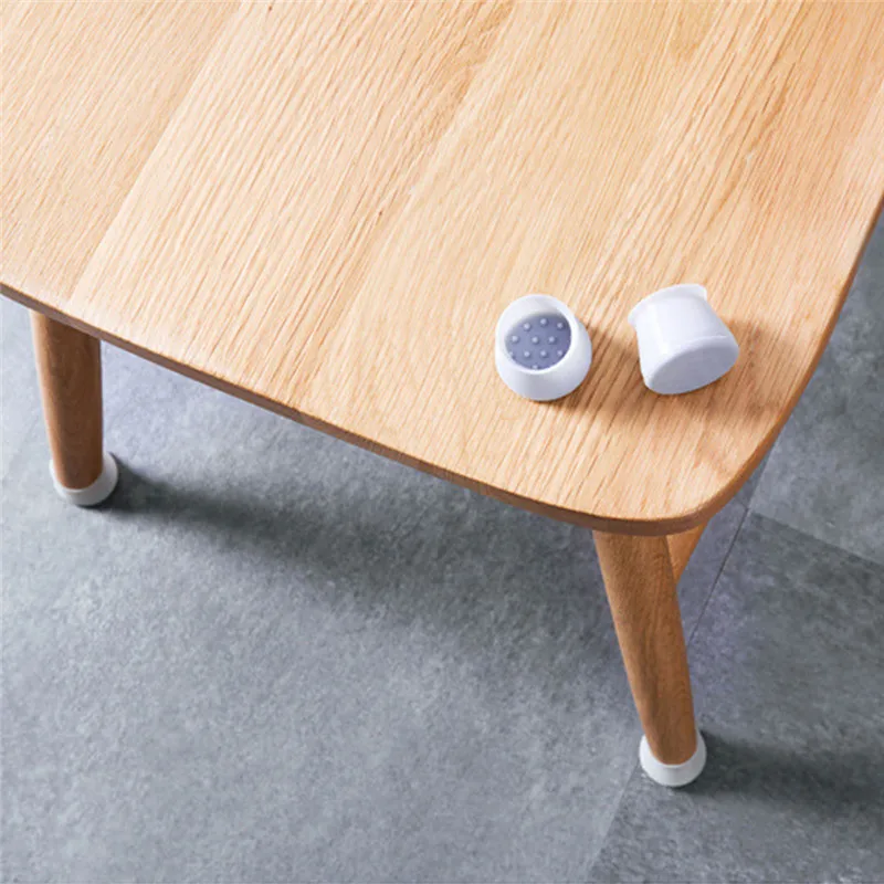 4pcs Chair Table Foot Pad Mat Cover Protector Hard Wood Furniture Floor Protection Silicone Mute Non Slip Universal Home Bar Use | Мебель