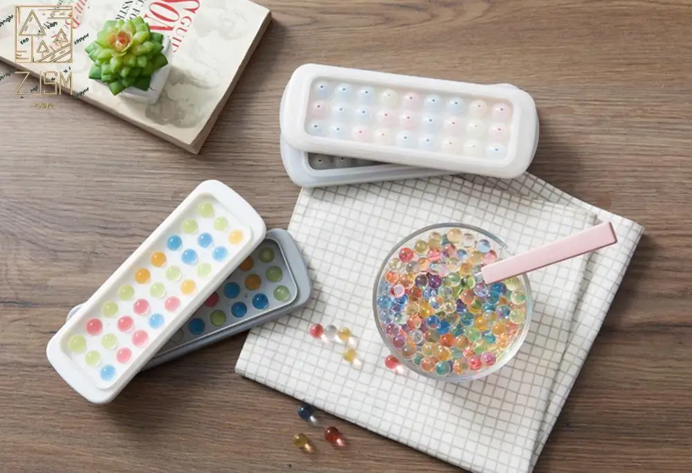 

DIY 27 Mini ball Shape Food Silicone Ice Cube Mold Fondant Chocolate Tray Mould Cute Ice Cream Maker Mold Kitchen Gadgets Tools