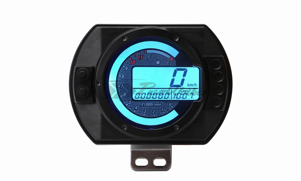 12500 об/мин мотоциклетный спидометр lcd MPH цифровой одометр 7 цветов подсветка мотоциклетный Спидометр Тахометр