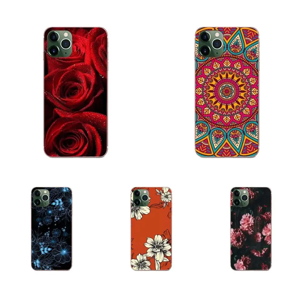 Милый чехол из ТПУ для Samsung Galaxy A10 A20 A20E A3 A40 A5 A50 A7 J1 J3 J4 J5 J6 J7 2016 2017 2018 Винтажные розы с