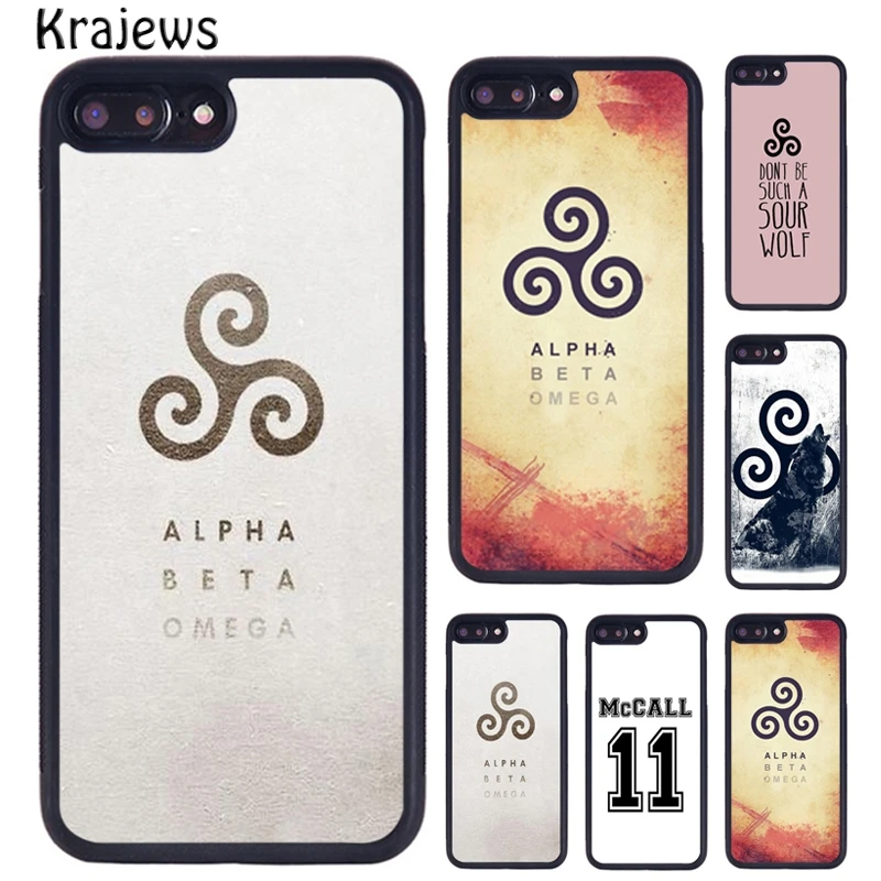 Krajedies Teen Wolf телефон Scott McCall логотип Coque аксессуары для iPhone 5 6 S 7 8 Plus 11 Pro X XR XS Max samsung
