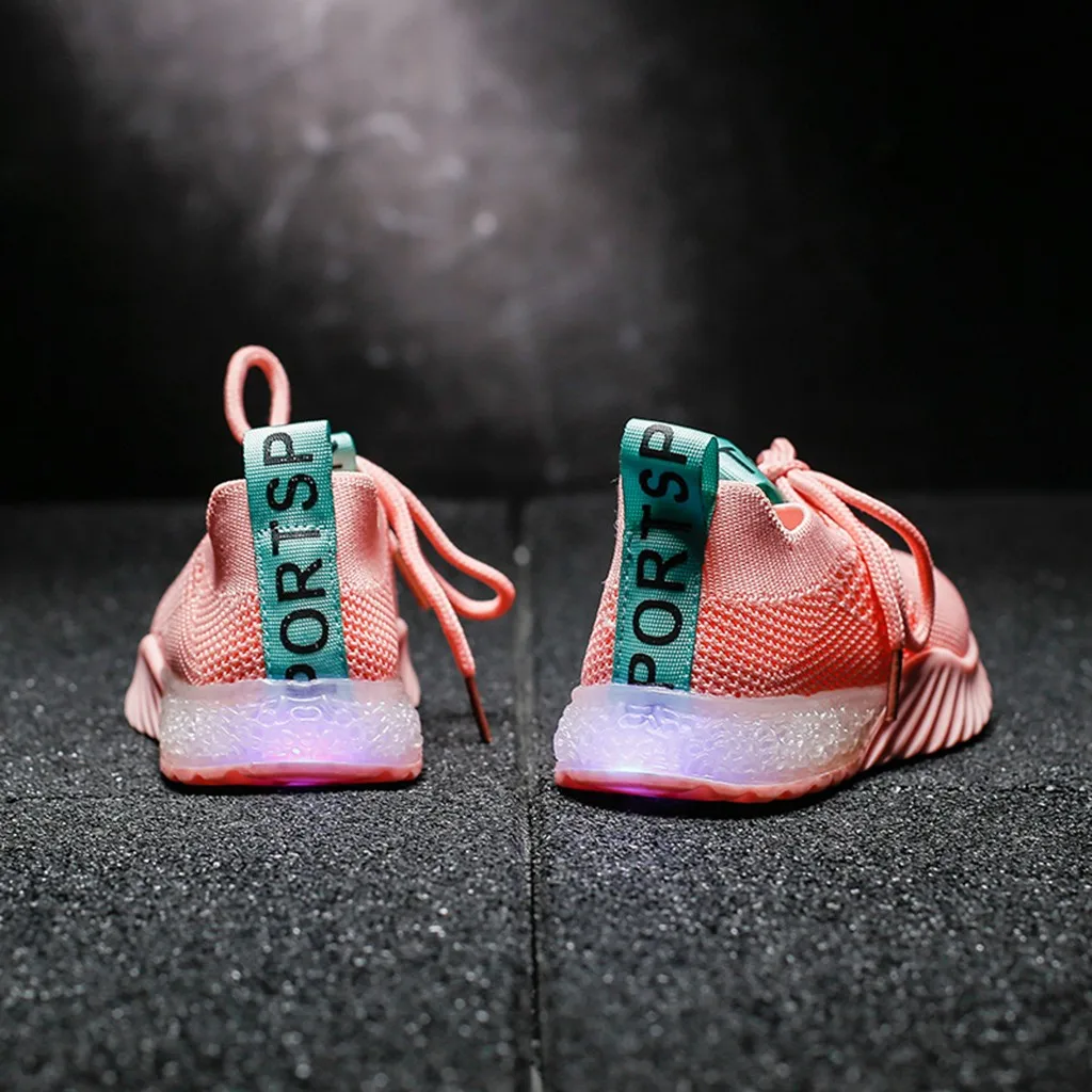 Детские кроссовки для бега со светодиодной подсветкой|Сапоги| |