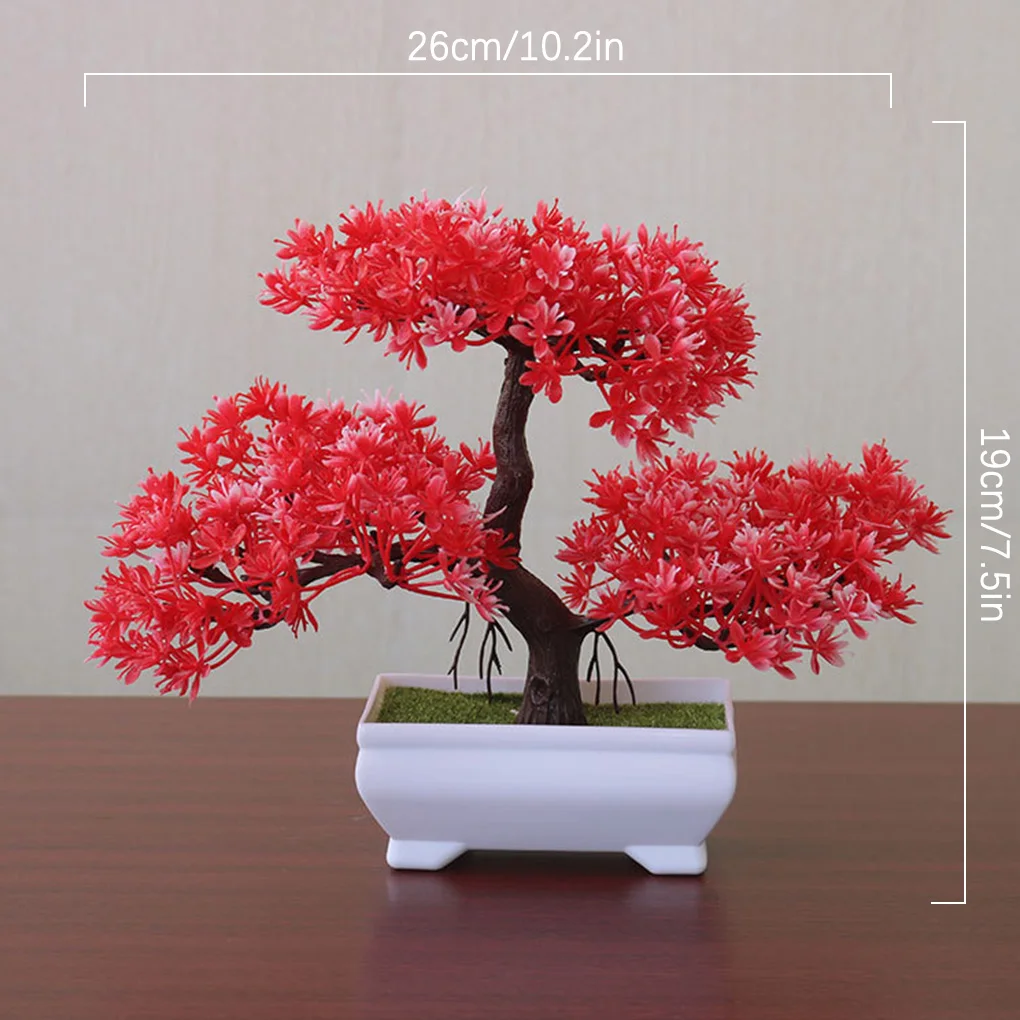 

NEW Artificial Plants Bonsai Small Tree Pot Plants Fake Flowers Potted Ornaments For Home Decoration Hotel Garden Decor