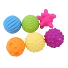 Набор с несколькими мячиками, развивающие тактильные чувства ребенка, игрушка baby Touch игрушки, ручной мяч, детский тренировочный мяч, массаж, мягкий мяч