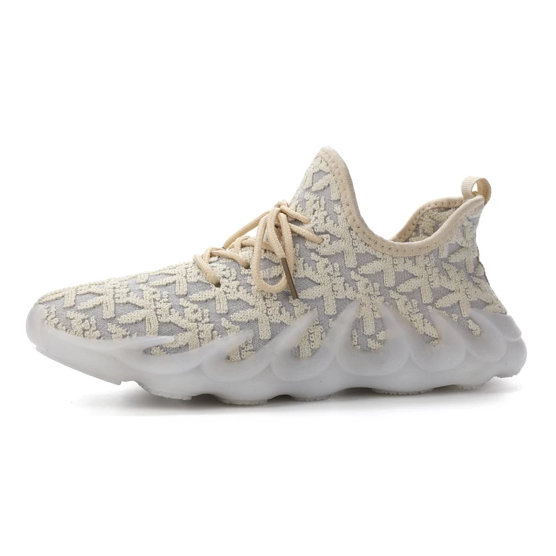 

Women's Casual Shoes Knitted Sports Shoes Student Running Shoes Breathable and Comfortable Daily Shoes