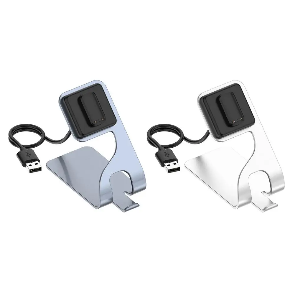 

Aluminum Alloy USB Charging Dock Cradle Dock Holder For Fitbit Charge5 Magnetic Charger Stand For Fitbit Luxe Smart Watch