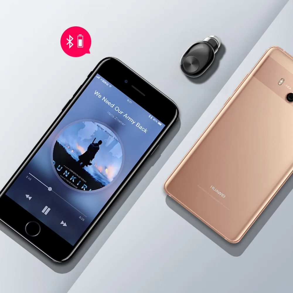 BL1 Bluetooth гарнитура Беспроводные наушники стерео Спортивная с зарядным отсеком
