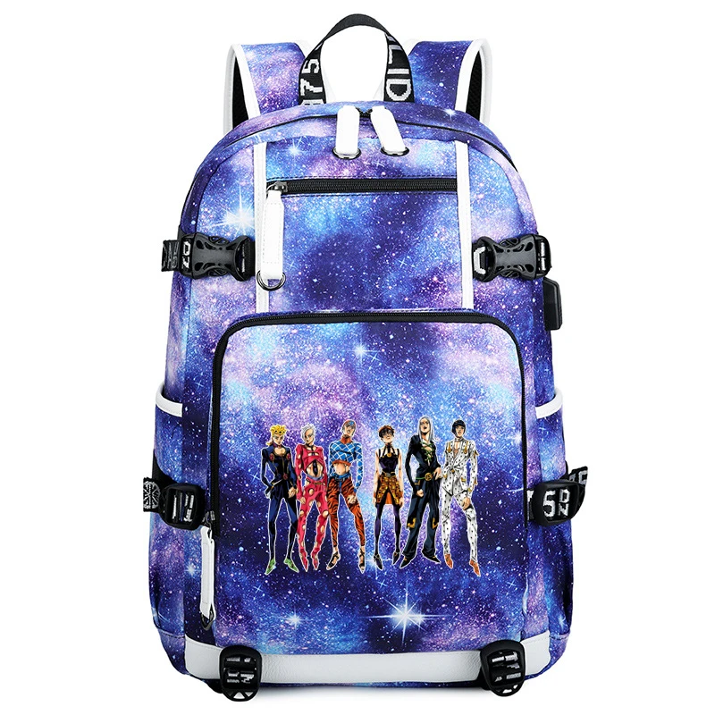 Рюкзак JoJo's Bizarre Adventure Galaxy водонепроницаемый дорожный рюкзак большие школьные