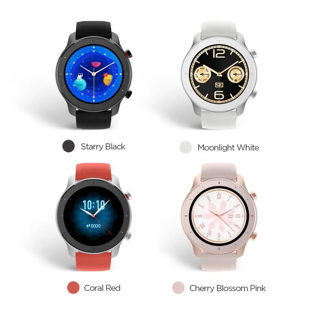 Смарт-часы Amazfit GTR 42 мм женские роскошные часы 5 атм водонепроницаемые умные