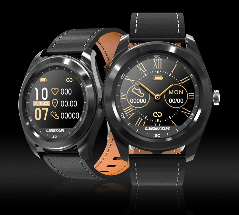 B6 Smart Fitness Watch ECG PPG HRV Heart Rate Blood Pressure Sleep Monitor Health Tracker Sport Bussiness IP68 Shake Control