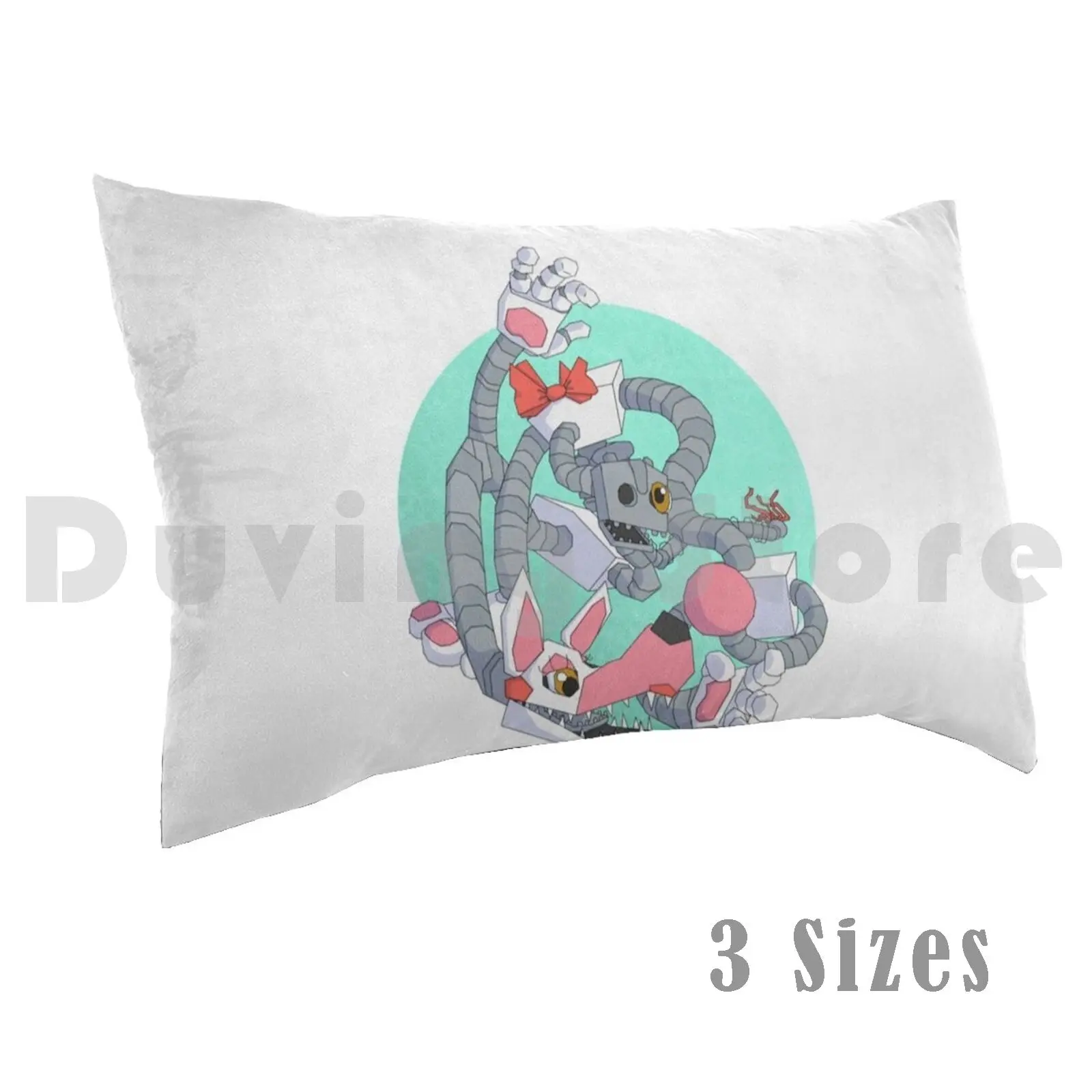 Чехол с перепутанной подушкой 20x30 дюймов Mangle Fnaf Five Nights At Funtime игрушка-лиса Foxy -