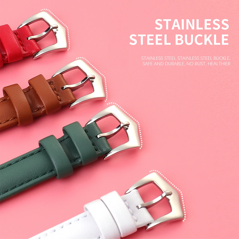 

1Pc Strap for Apple Watch Strap for iWatch series 5 4 3 2 1 Watchband accessories 42MM 38MM 44MM 40MM Genuine Leather Band