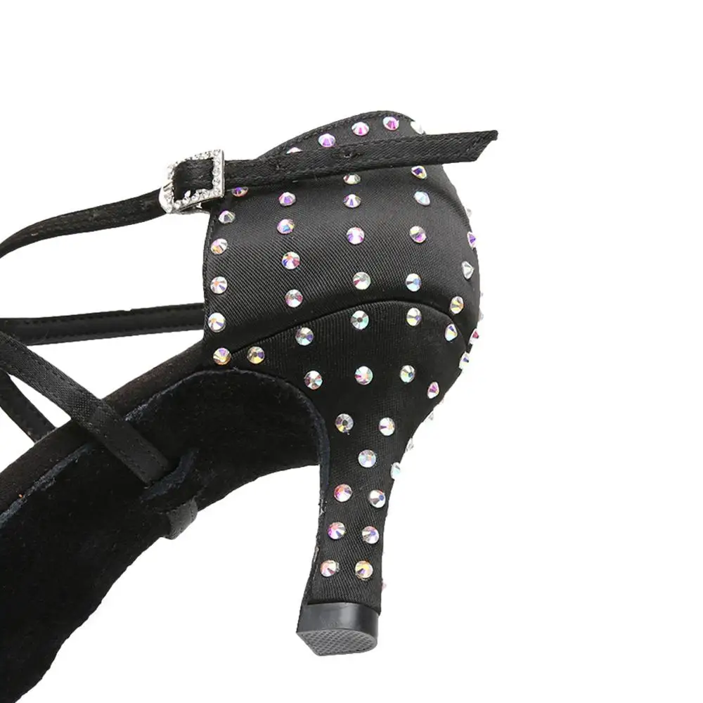 Женские туфли с открытым носком для танцев современные бальных сальса латинских