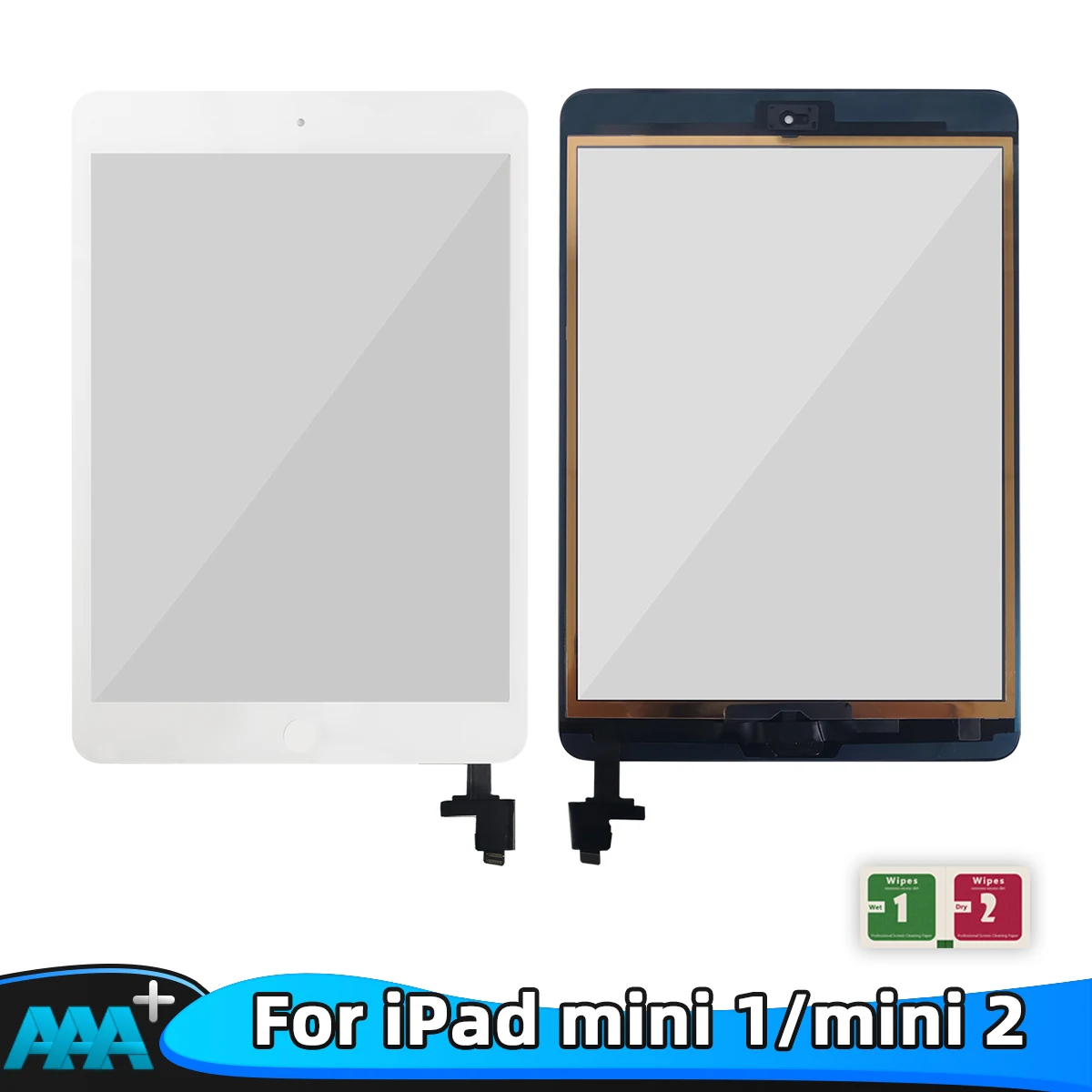 Для iPad Mini 1 2 A1489 A1490 внешняя Сенсорная панель экран дигитайзер кабель для + IC чип