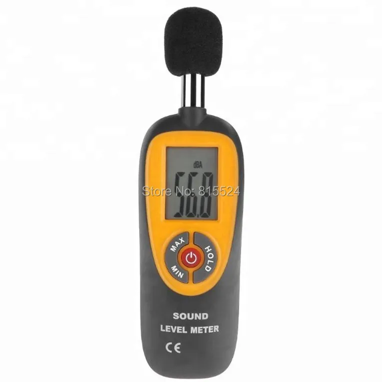 HT 90A мини портативный измеритель уровня звука с ЖК дисплеем 30 ~ 130 дБ измерительные