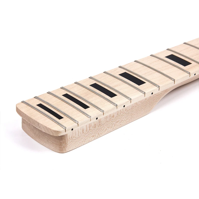 kmise elektrische jazz bass gitarre hals für 4 string jb diy unfinished kanada ahorn knochen mutter 21 bünde bolt auf gitarre teile zugriffs