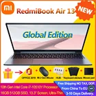 Глобальная версия ноутбук Xiaomi RedmiBook Air 13, 10-й Intel-Core i7-10510Y, 16 ГБ LPDDR3, 512 Гб SSD, экран 2,5 K, ультратонкий ноутбук, ПК