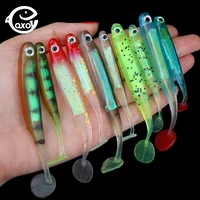 qxo 2pcslot soft lure 79cm wobbler silicone bait sea fishing worm spinnerbait trout plastic lure clearly swimbait surface lure