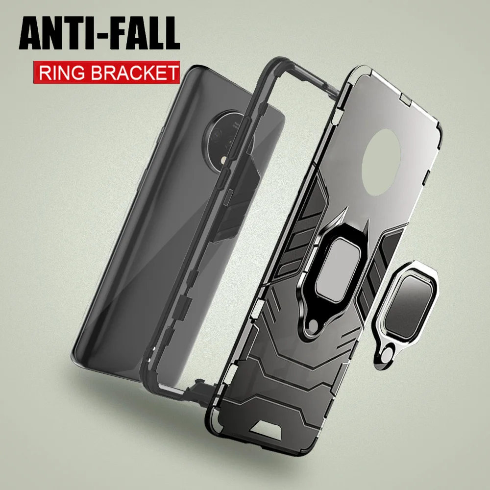 Чехол-бампер для oneplus 7T pro Чехол магнитный автомобильный держатель Анти-осенний