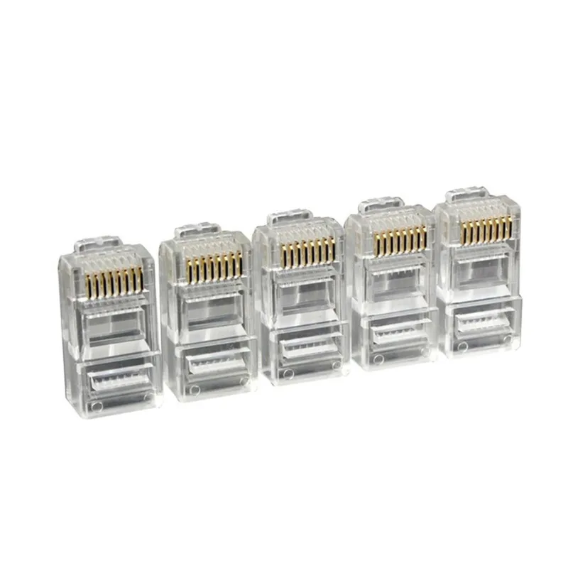 Разъем Rj45 100 шт. разъем категории 5e Cat6 сетевой неэкранированный 8-контактный