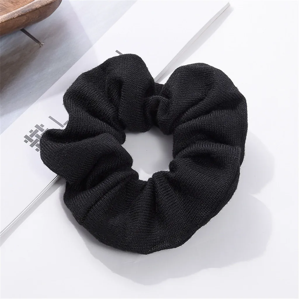 Хрустящие Эластичные аксессуары для волос резинки Женская эластичная