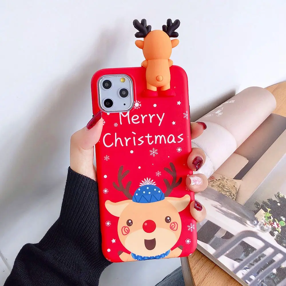 Чехол kiskiss Рождество 3D Снеговик чехол для телефона для iPhone 11 Pro Max 11 чехол на год чехол для XR XS Max X 6 6S 7 8 Plus чехол
