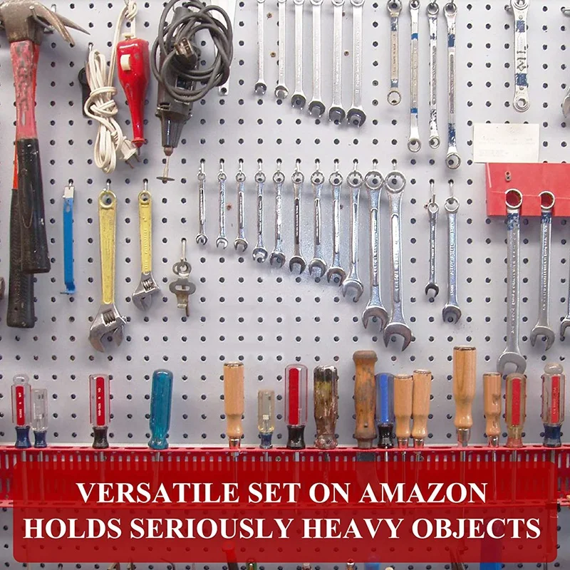 

170 PCS Pegboard Hook Assortment Pegboard Accessories, Pegboard Kit, Peg Hooks with Metal Hooks Set, Peg Locks