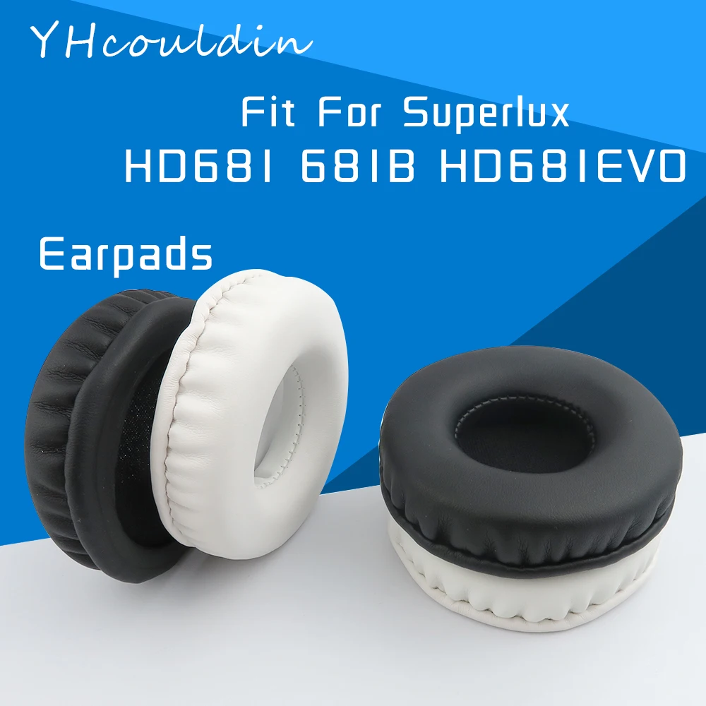

YHcouldin Earpads For Superlux HD681 HD681EVO HD681B Headphone Accessaries Replacement Leather