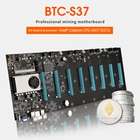 new btc s37 machine motherboard 8 16x graph card sodimm ddr3 sata3 0 support vga compatible a08 21 dropship