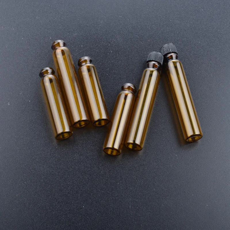 100 шт./лот 2 мл мини маленькие стеклянные флаконы с наклейкой в бутылках для духов